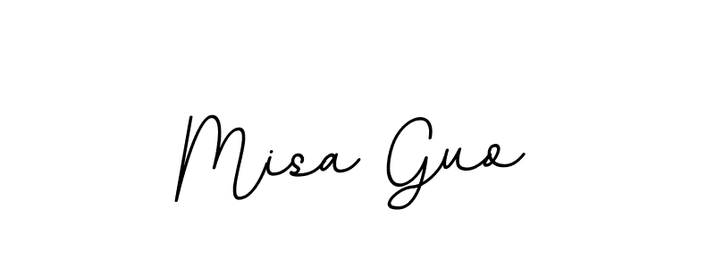 Design your own signature with our free online signature maker. With this signature software, you can create a handwritten (BallpointsItalic-DORy9) signature for name Misa Guo. Misa Guo signature style 11 images and pictures png