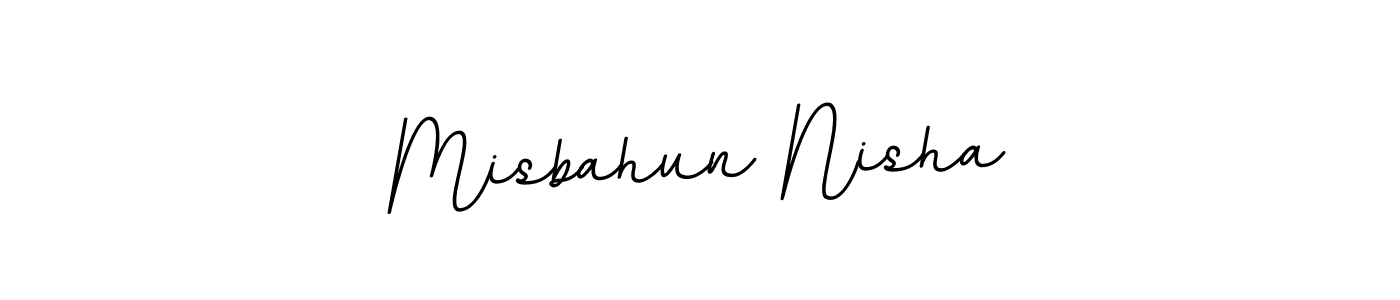Make a beautiful signature design for name Misbahun Nisha. Use this online signature maker to create a handwritten signature for free. Misbahun Nisha signature style 11 images and pictures png