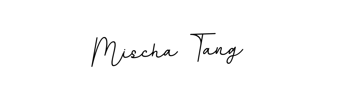 Mischa Tang stylish signature style. Best Handwritten Sign (BallpointsItalic-DORy9) for my name. Handwritten Signature Collection Ideas for my name Mischa Tang. Mischa Tang signature style 11 images and pictures png