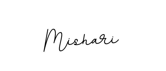 Make a beautiful signature design for name Mishari. With this signature (BallpointsItalic-DORy9) style, you can create a handwritten signature for free. Mishari signature style 11 images and pictures png