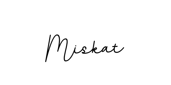 Use a signature maker to create a handwritten signature online. With this signature software, you can design (BallpointsItalic-DORy9) your own signature for name Miskat. Miskat signature style 11 images and pictures png