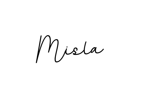 Make a beautiful signature design for name Misla. With this signature (BallpointsItalic-DORy9) style, you can create a handwritten signature for free. Misla signature style 11 images and pictures png