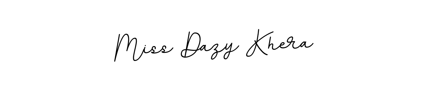 Make a beautiful signature design for name Miss Dazy Khera. With this signature (BallpointsItalic-DORy9) style, you can create a handwritten signature for free. Miss Dazy Khera signature style 11 images and pictures png