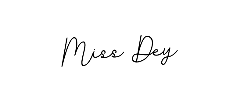 Use a signature maker to create a handwritten signature online. With this signature software, you can design (BallpointsItalic-DORy9) your own signature for name Miss Dey. Miss Dey signature style 11 images and pictures png