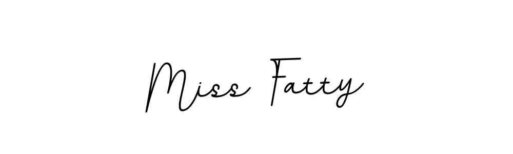 Make a beautiful signature design for name Miss Fatty. With this signature (BallpointsItalic-DORy9) style, you can create a handwritten signature for free. Miss Fatty signature style 11 images and pictures png