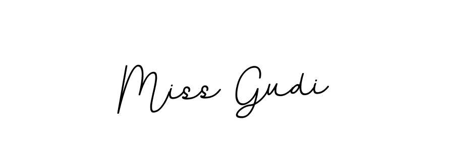 Similarly BallpointsItalic-DORy9 is the best handwritten signature design. Signature creator online .You can use it as an online autograph creator for name Miss Gudi. Miss Gudi signature style 11 images and pictures png