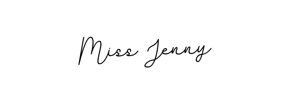 Create a beautiful signature design for name Miss Jenny. With this signature (BallpointsItalic-DORy9) fonts, you can make a handwritten signature for free. Miss Jenny signature style 11 images and pictures png