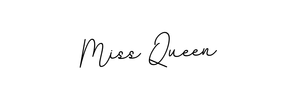 Use a signature maker to create a handwritten signature online. With this signature software, you can design (BallpointsItalic-DORy9) your own signature for name Miss Queen. Miss Queen signature style 11 images and pictures png