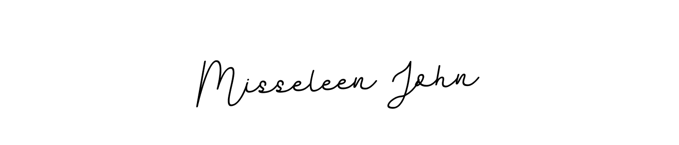 Misseleen John stylish signature style. Best Handwritten Sign (BallpointsItalic-DORy9) for my name. Handwritten Signature Collection Ideas for my name Misseleen John. Misseleen John signature style 11 images and pictures png
