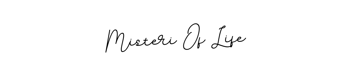 Use a signature maker to create a handwritten signature online. With this signature software, you can design (BallpointsItalic-DORy9) your own signature for name Misteri Of Life. Misteri Of Life signature style 11 images and pictures png