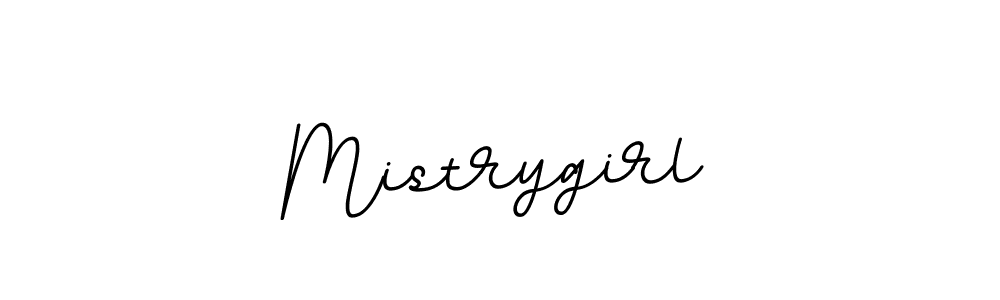 Create a beautiful signature design for name Mistrygirl. With this signature (BallpointsItalic-DORy9) fonts, you can make a handwritten signature for free. Mistrygirl signature style 11 images and pictures png