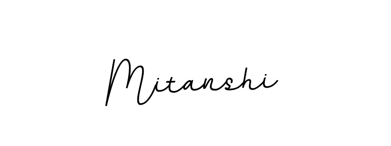 Create a beautiful signature design for name Mitanshi. With this signature (BallpointsItalic-DORy9) fonts, you can make a handwritten signature for free. Mitanshi signature style 11 images and pictures png