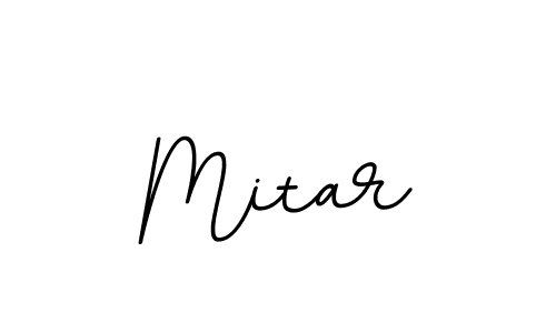 Create a beautiful signature design for name Mitar. With this signature (BallpointsItalic-DORy9) fonts, you can make a handwritten signature for free. Mitar signature style 11 images and pictures png