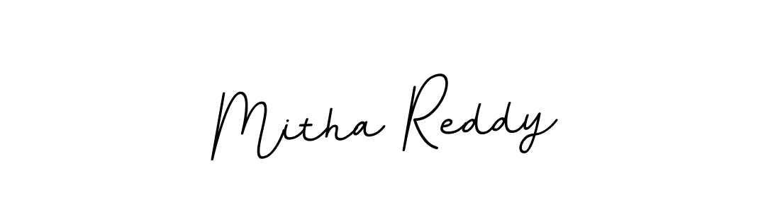 How to make Mitha Reddy signature? BallpointsItalic-DORy9 is a professional autograph style. Create handwritten signature for Mitha Reddy name. Mitha Reddy signature style 11 images and pictures png