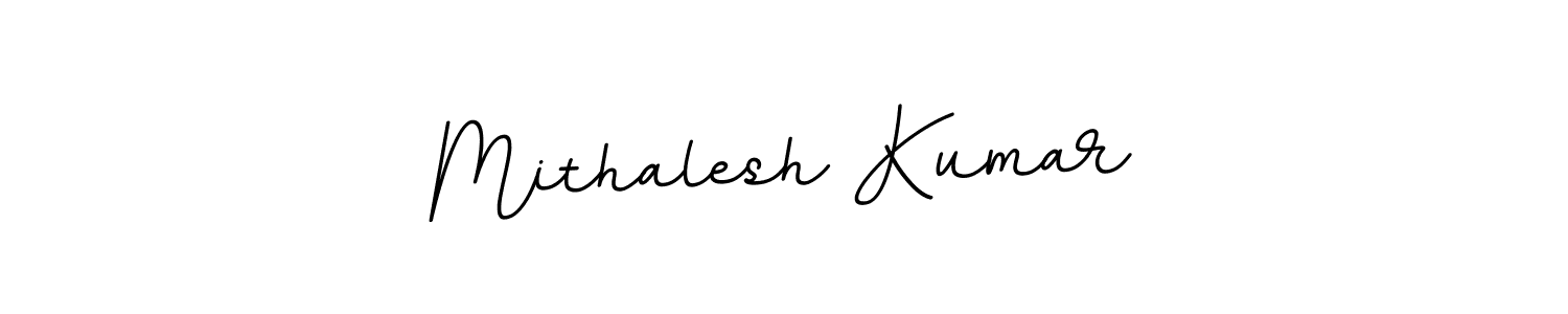 Create a beautiful signature design for name Mithalesh Kumar. With this signature (BallpointsItalic-DORy9) fonts, you can make a handwritten signature for free. Mithalesh Kumar signature style 11 images and pictures png