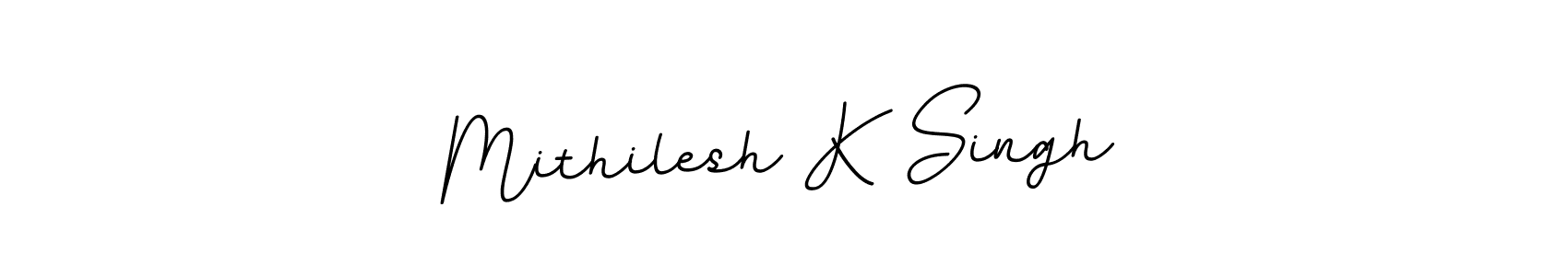 Mithilesh K Singh stylish signature style. Best Handwritten Sign (BallpointsItalic-DORy9) for my name. Handwritten Signature Collection Ideas for my name Mithilesh K Singh. Mithilesh K Singh signature style 11 images and pictures png