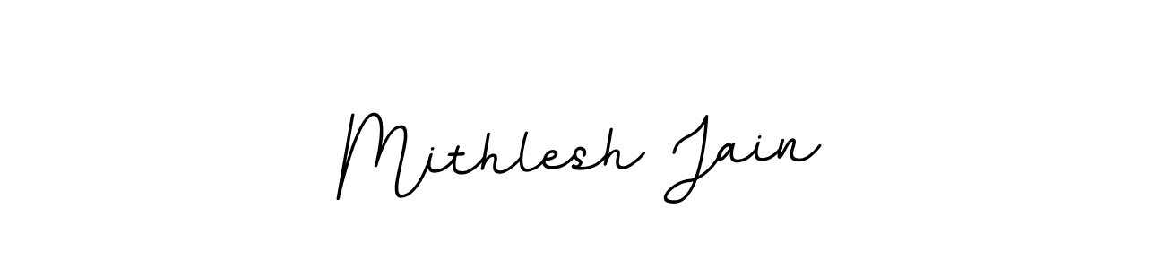Create a beautiful signature design for name Mithlesh Jain. With this signature (BallpointsItalic-DORy9) fonts, you can make a handwritten signature for free. Mithlesh Jain signature style 11 images and pictures png