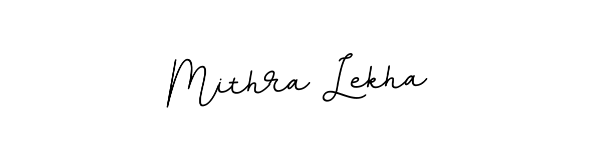 You should practise on your own different ways (BallpointsItalic-DORy9) to write your name (Mithra Lekha) in signature. don't let someone else do it for you. Mithra Lekha signature style 11 images and pictures png