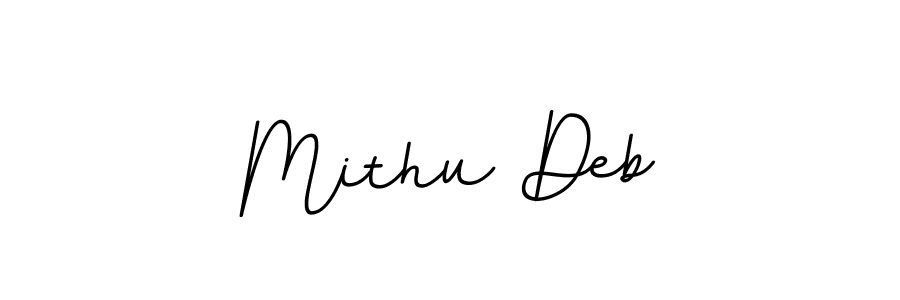 Create a beautiful signature design for name Mithu Deb. With this signature (BallpointsItalic-DORy9) fonts, you can make a handwritten signature for free. Mithu Deb signature style 11 images and pictures png