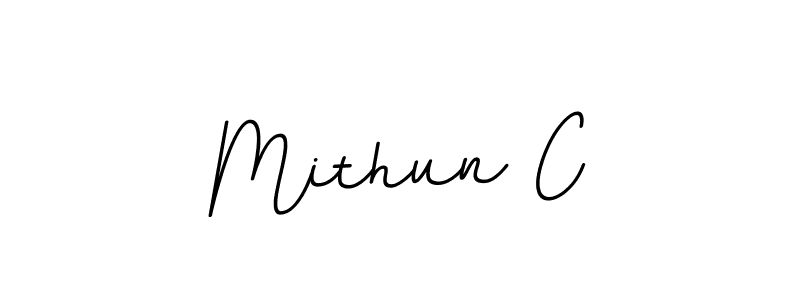 It looks lik you need a new signature style for name Mithun C. Design unique handwritten (BallpointsItalic-DORy9) signature with our free signature maker in just a few clicks. Mithun C signature style 11 images and pictures png