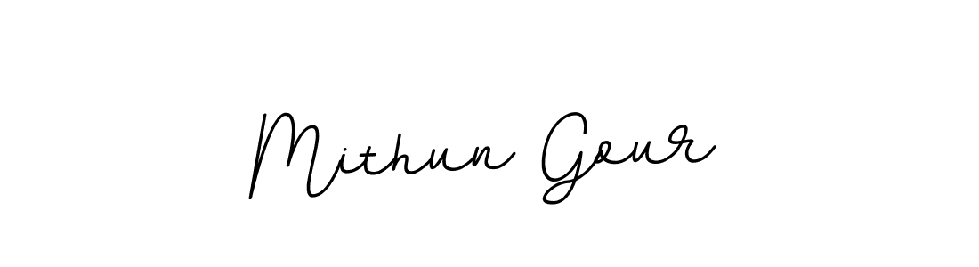 Create a beautiful signature design for name Mithun Gour. With this signature (BallpointsItalic-DORy9) fonts, you can make a handwritten signature for free. Mithun Gour signature style 11 images and pictures png