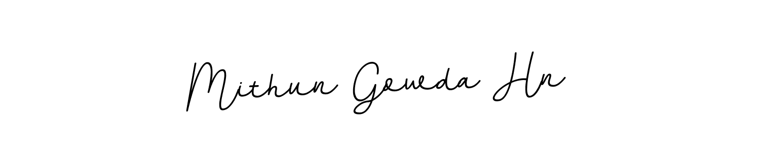 This is the best signature style for the Mithun Gowda Hn name. Also you like these signature font (BallpointsItalic-DORy9). Mix name signature. Mithun Gowda Hn signature style 11 images and pictures png