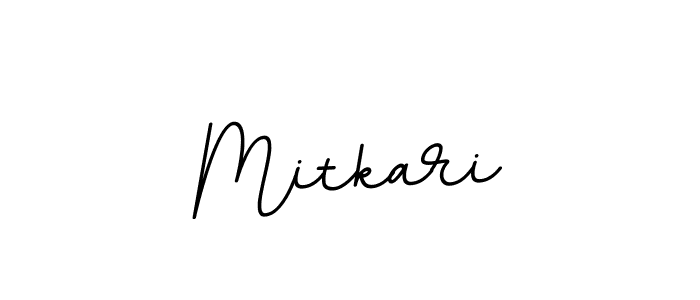 Create a beautiful signature design for name Mitkari. With this signature (BallpointsItalic-DORy9) fonts, you can make a handwritten signature for free. Mitkari signature style 11 images and pictures png