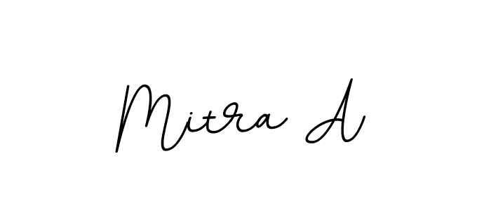 Make a beautiful signature design for name Mitra A. With this signature (BallpointsItalic-DORy9) style, you can create a handwritten signature for free. Mitra A signature style 11 images and pictures png