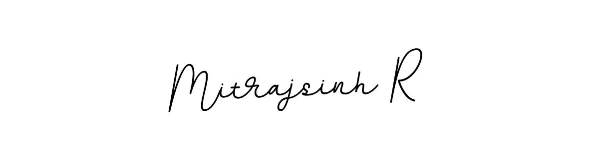 Create a beautiful signature design for name Mitrajsinh R. With this signature (BallpointsItalic-DORy9) fonts, you can make a handwritten signature for free. Mitrajsinh R signature style 11 images and pictures png