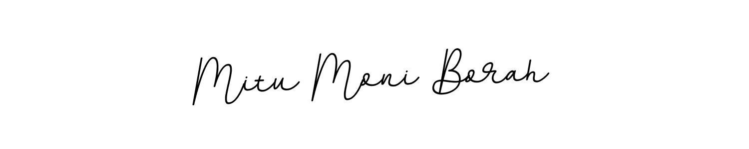 Also You can easily find your signature by using the search form. We will create Mitu Moni Borah name handwritten signature images for you free of cost using BallpointsItalic-DORy9 sign style. Mitu Moni Borah signature style 11 images and pictures png