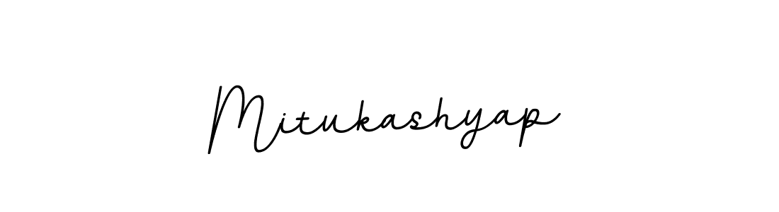 Make a beautiful signature design for name Mitukashyap. With this signature (BallpointsItalic-DORy9) style, you can create a handwritten signature for free. Mitukashyap signature style 11 images and pictures png