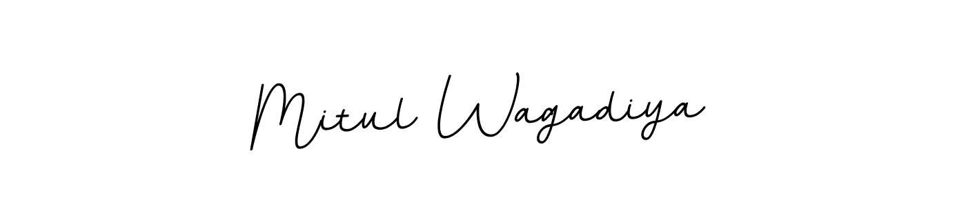 It looks lik you need a new signature style for name Mitul Wagadiya. Design unique handwritten (BallpointsItalic-DORy9) signature with our free signature maker in just a few clicks. Mitul Wagadiya signature style 11 images and pictures png