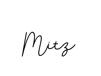 Make a beautiful signature design for name Mitz. With this signature (BallpointsItalic-DORy9) style, you can create a handwritten signature for free. Mitz signature style 11 images and pictures png