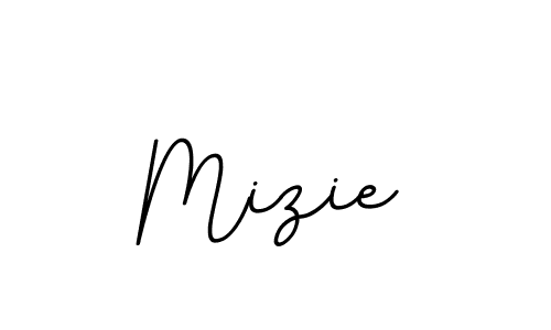 Design your own signature with our free online signature maker. With this signature software, you can create a handwritten (BallpointsItalic-DORy9) signature for name Mizie. Mizie signature style 11 images and pictures png