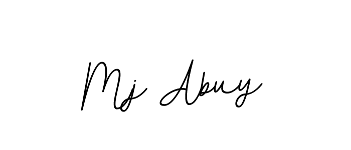 The best way (BallpointsItalic-DORy9) to make a short signature is to pick only two or three words in your name. The name Mj Abuy include a total of six letters. For converting this name. Mj Abuy signature style 11 images and pictures png