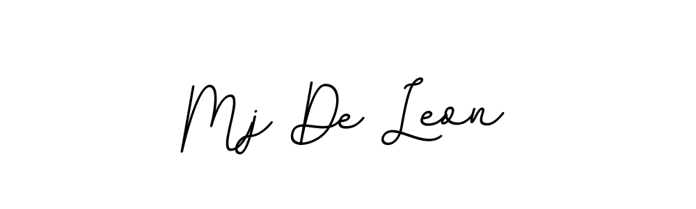 Use a signature maker to create a handwritten signature online. With this signature software, you can design (BallpointsItalic-DORy9) your own signature for name Mj De Leon. Mj De Leon signature style 11 images and pictures png