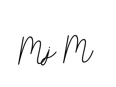 It looks lik you need a new signature style for name Mj M. Design unique handwritten (BallpointsItalic-DORy9) signature with our free signature maker in just a few clicks. Mj M signature style 11 images and pictures png