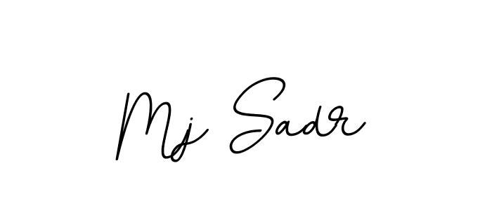 How to make Mj Sadr signature? BallpointsItalic-DORy9 is a professional autograph style. Create handwritten signature for Mj Sadr name. Mj Sadr signature style 11 images and pictures png