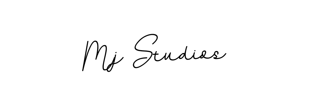 You should practise on your own different ways (BallpointsItalic-DORy9) to write your name (Mj Studios) in signature. don't let someone else do it for you. Mj Studios signature style 11 images and pictures png