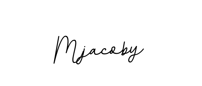 if you are searching for the best signature style for your name Mjacoby. so please give up your signature search. here we have designed multiple signature styles  using BallpointsItalic-DORy9. Mjacoby signature style 11 images and pictures png