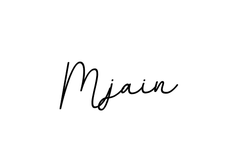 Create a beautiful signature design for name Mjain. With this signature (BallpointsItalic-DORy9) fonts, you can make a handwritten signature for free. Mjain signature style 11 images and pictures png