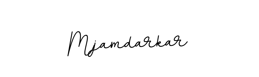 How to Draw Mjamdarkar signature style? BallpointsItalic-DORy9 is a latest design signature styles for name Mjamdarkar. Mjamdarkar signature style 11 images and pictures png