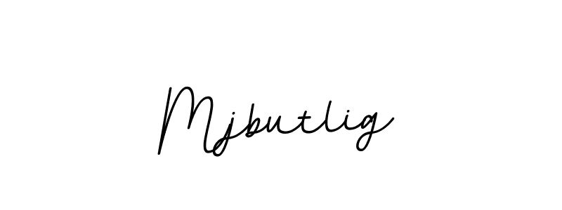 Design your own signature with our free online signature maker. With this signature software, you can create a handwritten (BallpointsItalic-DORy9) signature for name Mjbutlig. Mjbutlig signature style 11 images and pictures png