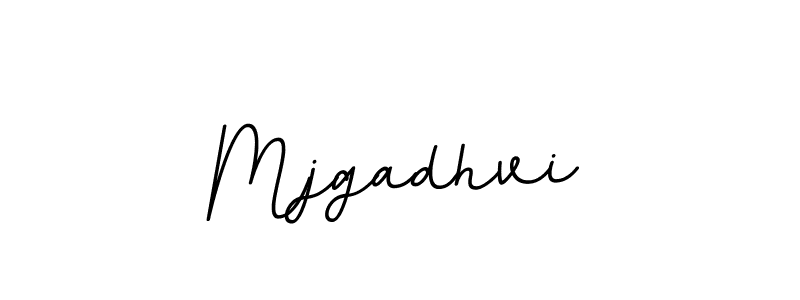 The best way (BallpointsItalic-DORy9) to make a short signature is to pick only two or three words in your name. The name Mjgadhvi include a total of six letters. For converting this name. Mjgadhvi signature style 11 images and pictures png