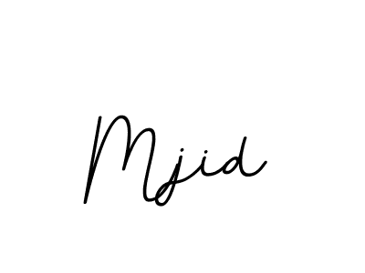 Create a beautiful signature design for name Mjid. With this signature (BallpointsItalic-DORy9) fonts, you can make a handwritten signature for free. Mjid signature style 11 images and pictures png