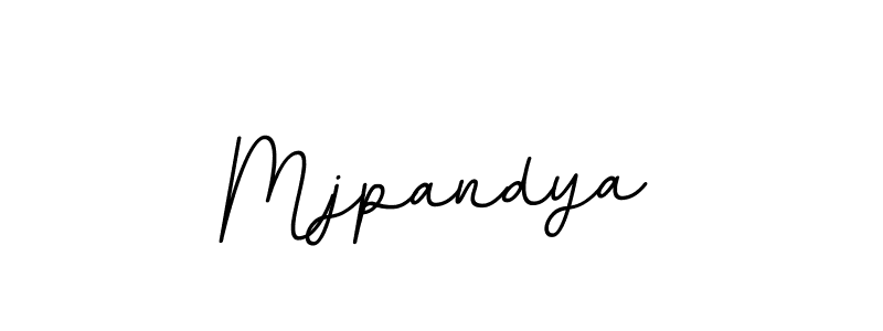 How to make Mjpandya signature? BallpointsItalic-DORy9 is a professional autograph style. Create handwritten signature for Mjpandya name. Mjpandya signature style 11 images and pictures png