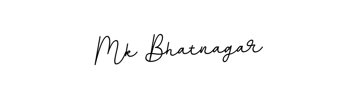 Design your own signature with our free online signature maker. With this signature software, you can create a handwritten (BallpointsItalic-DORy9) signature for name Mk Bhatnagar. Mk Bhatnagar signature style 11 images and pictures png