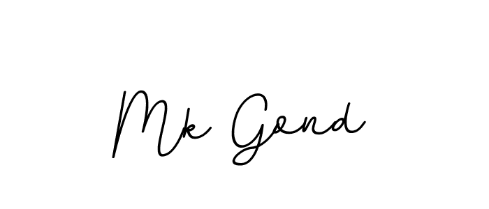 How to make Mk Gond signature? BallpointsItalic-DORy9 is a professional autograph style. Create handwritten signature for Mk Gond name. Mk Gond signature style 11 images and pictures png