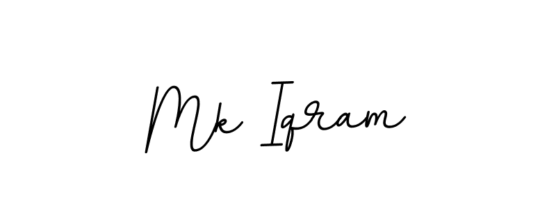 Use a signature maker to create a handwritten signature online. With this signature software, you can design (BallpointsItalic-DORy9) your own signature for name Mk Iqram. Mk Iqram signature style 11 images and pictures png