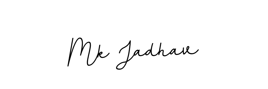 How to make Mk Jadhav signature? BallpointsItalic-DORy9 is a professional autograph style. Create handwritten signature for Mk Jadhav name. Mk Jadhav signature style 11 images and pictures png